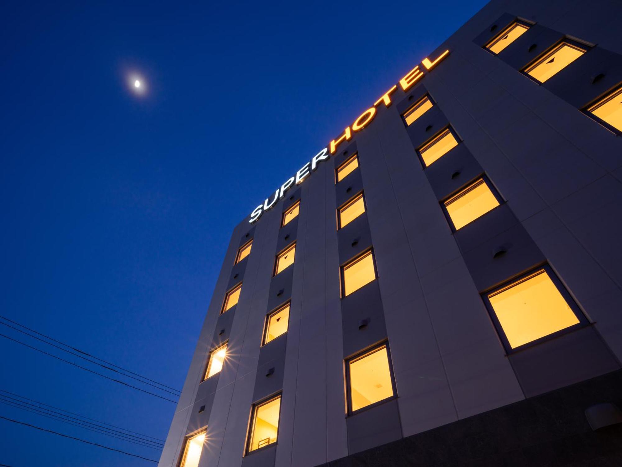 Super Hotel Yahaba Station East Exit Bagian luar foto